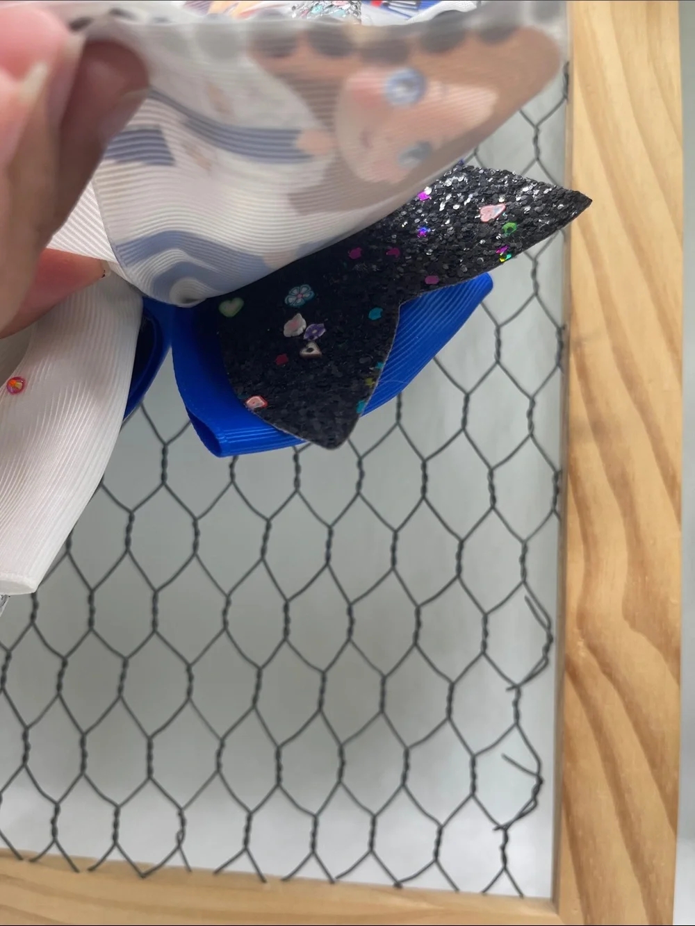 Handmade Grey's Anatomy Inspired Fan Art Hair Bow